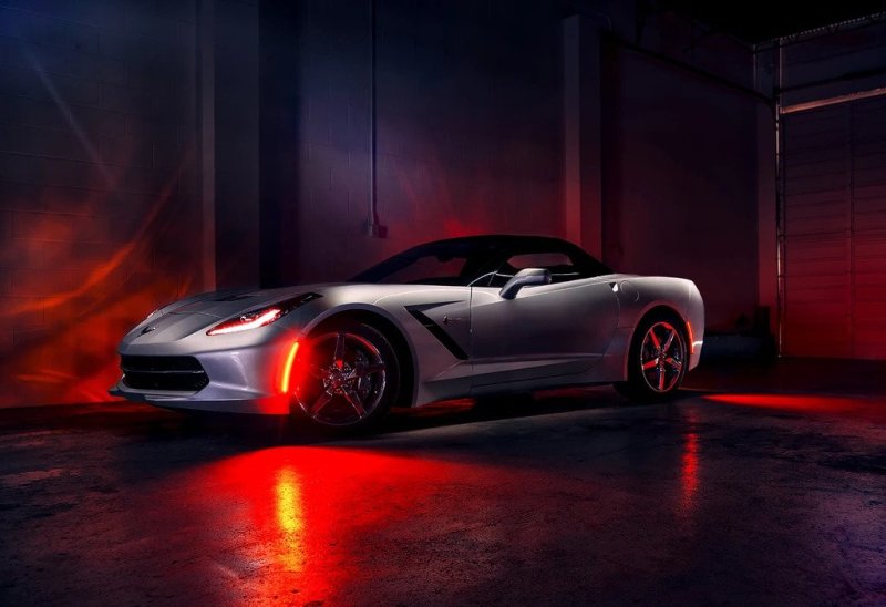 Oracle Chevy Corvette C7 Concept Sidemarker Set - Tinted - Night Race Blue Metallic (GXH)