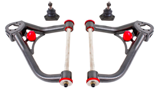 BMR 67-69 1st Gen F-Body Non-Adj. Upper A-Arms (Polyurethane) - Black Hammertone