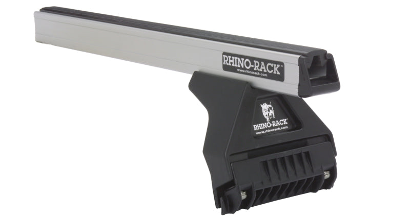 Rhino-Rack 80-90 Toyota Land Cruiser 4 Door 4WD SUV Heavy Duty RL110 4 Bar Roof Rack - Silver