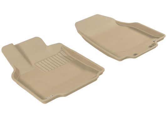 3D MAXpider 2007-2015 Mazda CX-9 Kagu 1st Row Floormat - Tan