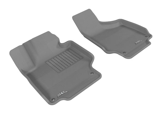 3D MAXpider 2008-2015 Audi TT/TTS Kagu 1st Row Floormat - Gray