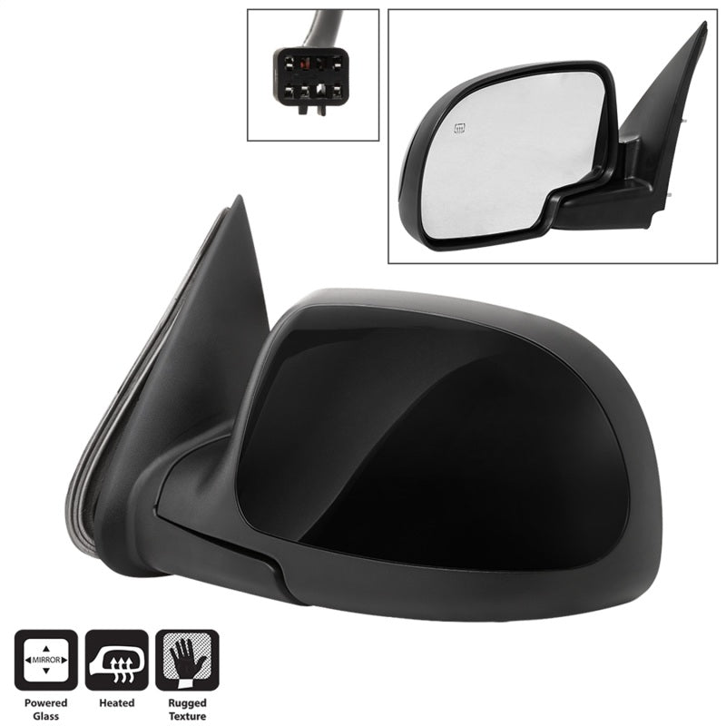 xTune 99-02 Chevy Silverado Power Heated Mirror - Left MIR-03CS99-PW-L