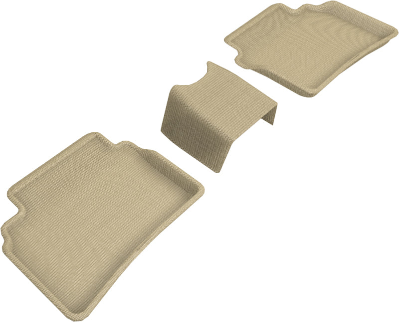 3D MAXpider 2018-2020 Buick Regal Kagu 2nd Row Floormats - Tan