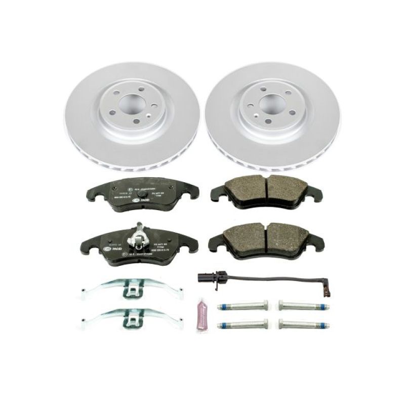 Power Stop 10-11 Audi S4 Front Euro-Stop Brake Kit