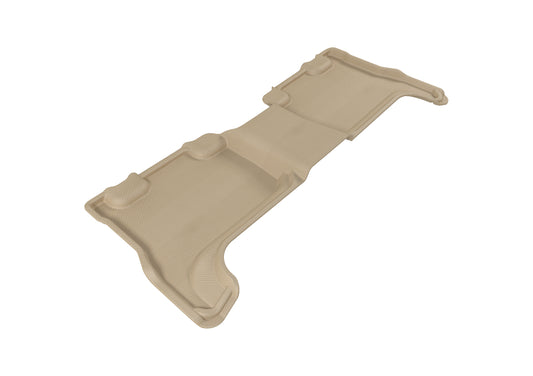 3D MAXpider 2004-2012 Chevrolet/GMC Colorado/Canyon Crew Cab Kagu 2nd Row Floormats - Tan