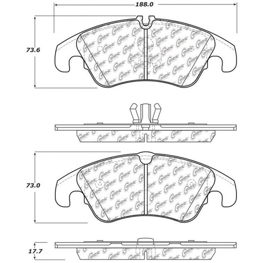 StopTech Street Touring 08-10 Audi A5 / 10 S4 Front Brake Pads