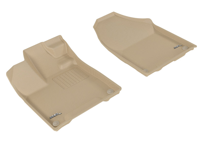 3D MAXpider 2016-2020 Honda Pilot/Passport Kagu 1st Row Floormat - Tan