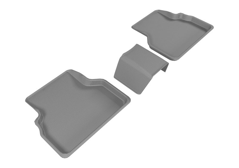 3D MAXpider 2015-2018 Audi Q3 Kagu 2nd Row Floormats - Gray