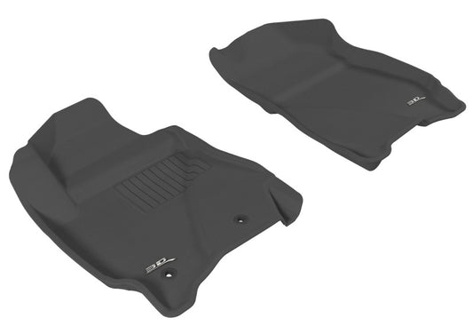 3D MAXpider 2011-2012 Ford/Mazda Escape/Tribute Kagu 1st Row Floormat - Black