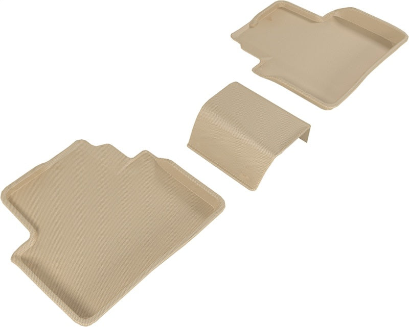 3D MAXpider 2016-2020 Honda Civic Kagu 2nd Row Floormats - Tan