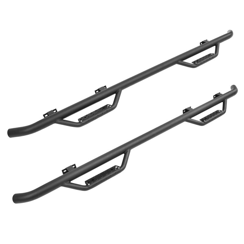 Go Rhino 05-20 Toyota Tacoma Dominator Classic D2 SideSteps - Cab Length - Tex Blk