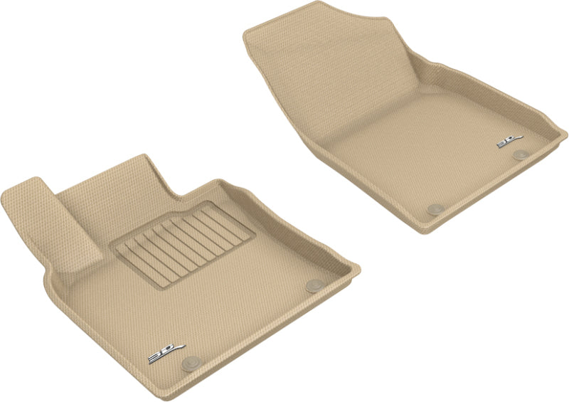 3D MAXpider 2019-2020 Lexus ES Kagu 1st Row Floormat - Tan