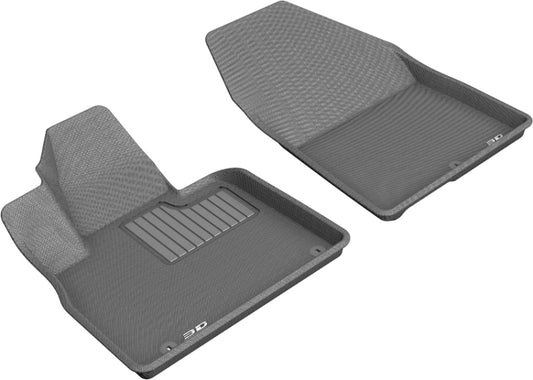 3D MAXpider 2019-2020 Hyundai Santa Fe Kagu 1st Row Floormat - Gray