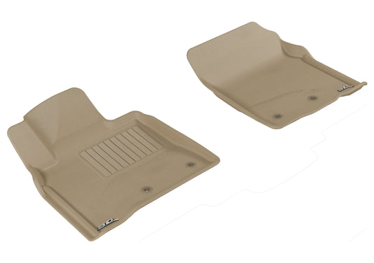 3D MAXpider 2012-2020 Lexus/Toyota LX/Land Cruiser Kagu 1st Row Floormat - Tan