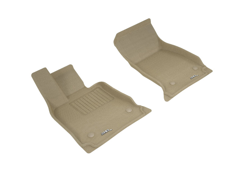 3D MAXpider 2016-2020 Cadillac CT6 Kagu 1st Row Floormat - Tan