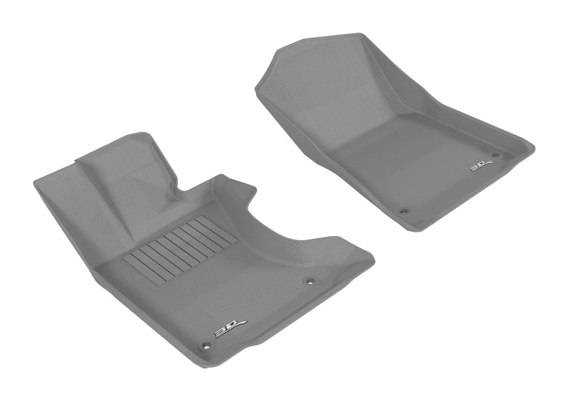 3D MAXpider 2013-2019 Lexus GS/GS Hybrid Kagu 1st Row Floormat - Gray