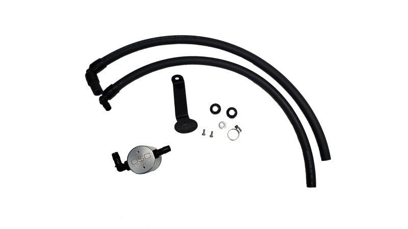J&L 2022-2023 Toyota Tundra 3.5L Turbo Oil Separator 3.0 Driver Side - Clear Anodized