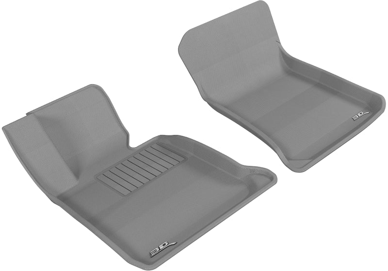 3D MAXpider 2012-2015 BMW X1 E84 Kagu 1st Row Floormat - Gray