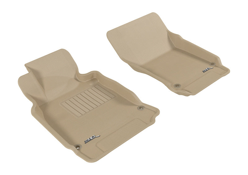 3D MAXpider 2011-2019 Infiniti Q70/M37 Kagu 1st Row Floormat - Tan