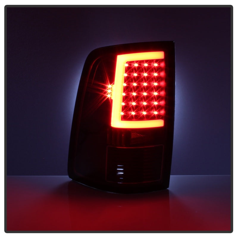 xTune 09-18 Dodge Ram 1500 (Incandescent Model) LED Tail Lights - Blk (ALT-ON-DR09-LBLED-BK)