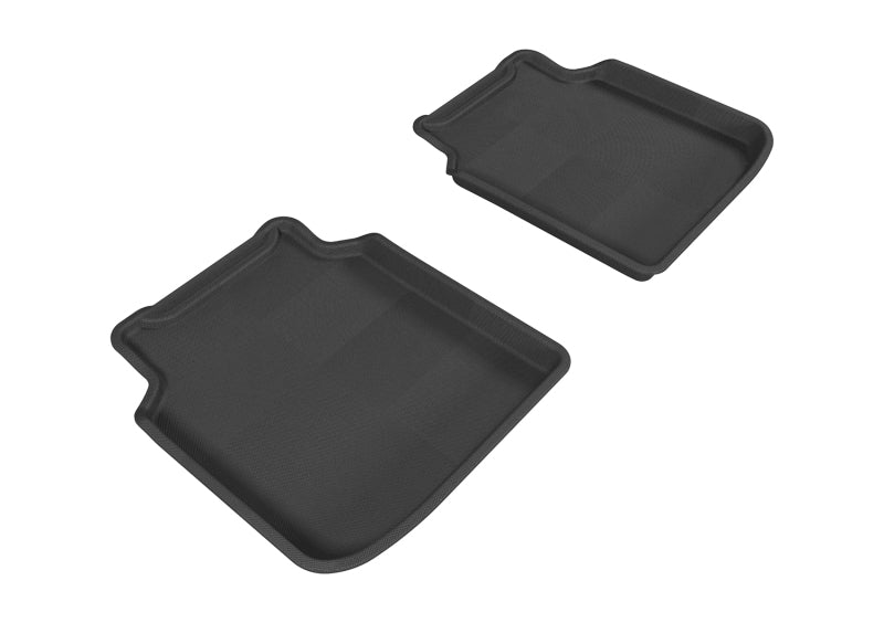 3D MAXpider 2009-2012 BMW 7 Series LI F02/F04 Kagu 2nd Row Floormats - Gray