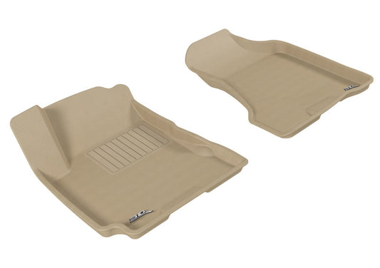 3D MAXpider 2005-2009 Hyundai Tucson Kagu 1st Row Floormat - Tan