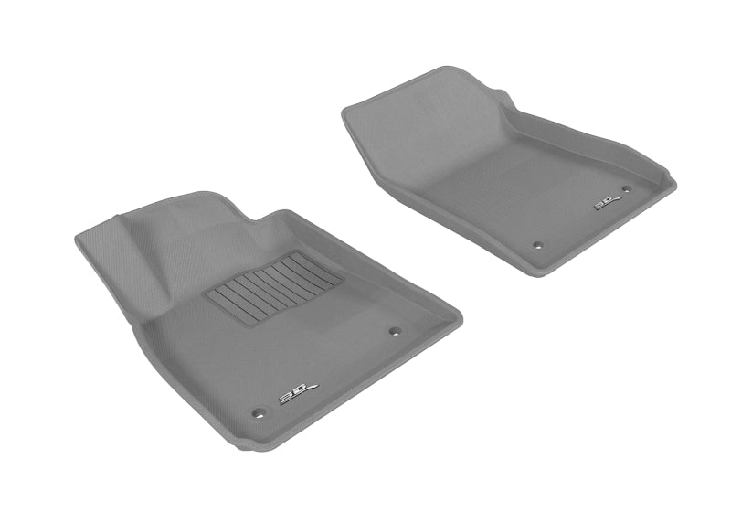 3D MAXpider 2014-2020 Chevrolet Impala Kagu 1st Row Floormat - Gray