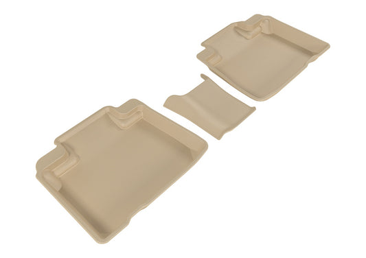 3D MAXpider 2015-2020 Ford Edge Kagu 2nd Row Floormats - Tan