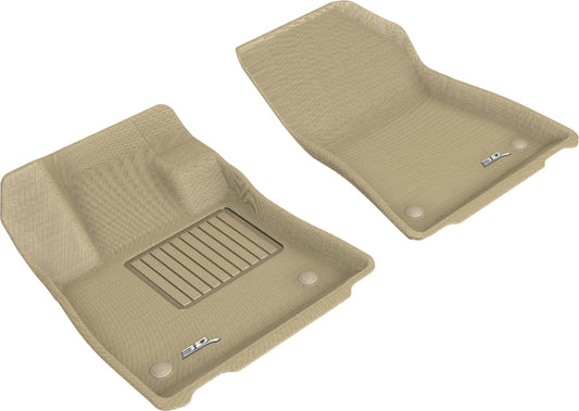 3D MAXpider 2019-2020 Infiniti QX50 Kagu 1st Row Floormat - Tan