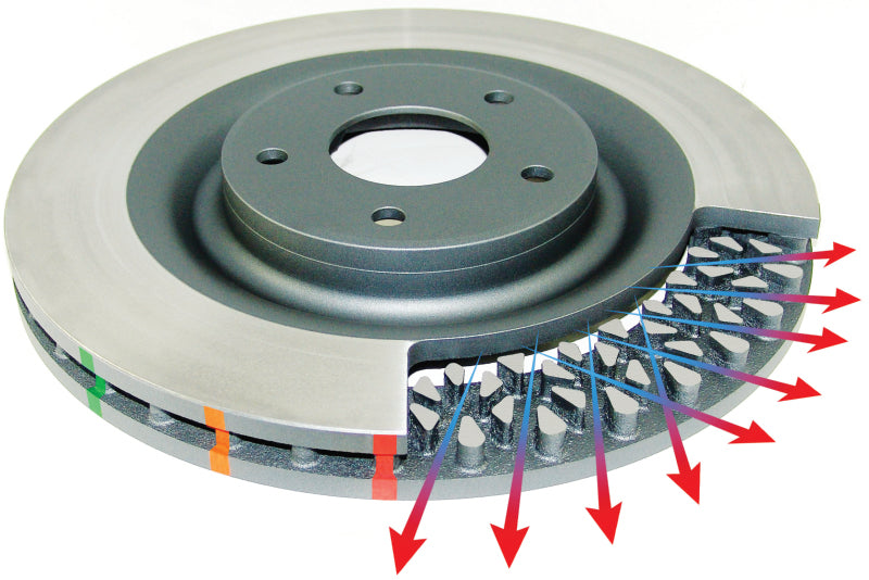 DBA 06+ BMW 335d/335i E90/91/92 Front Drilled & Slotted 4000 Series Rotor