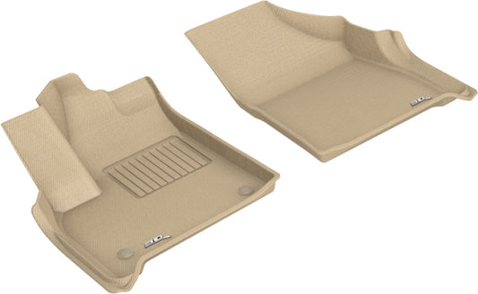 3D MAXpider 2018-2020 Buick Enclave Kagu 1st Row Floormat - Tan