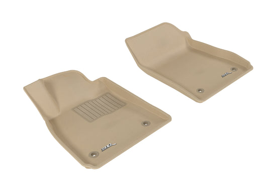 3D MAXpider 2014-2020 Chevrolet Impala Kagu 1st Row Floormat - Tan