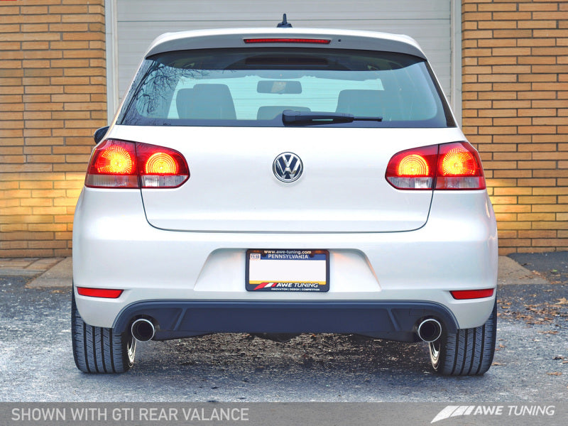 AWE Tuning Golf TDI Performance Exhaust - Diamond Black Tips