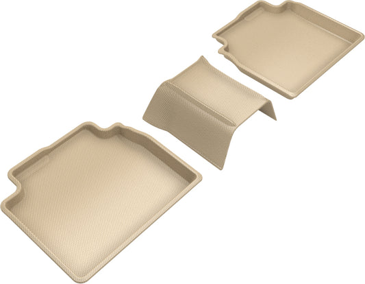 3D MAXpider 2019-2020 Lexus ES/Avalon Hybrid Kagu 2nd Row Floormats - Tan