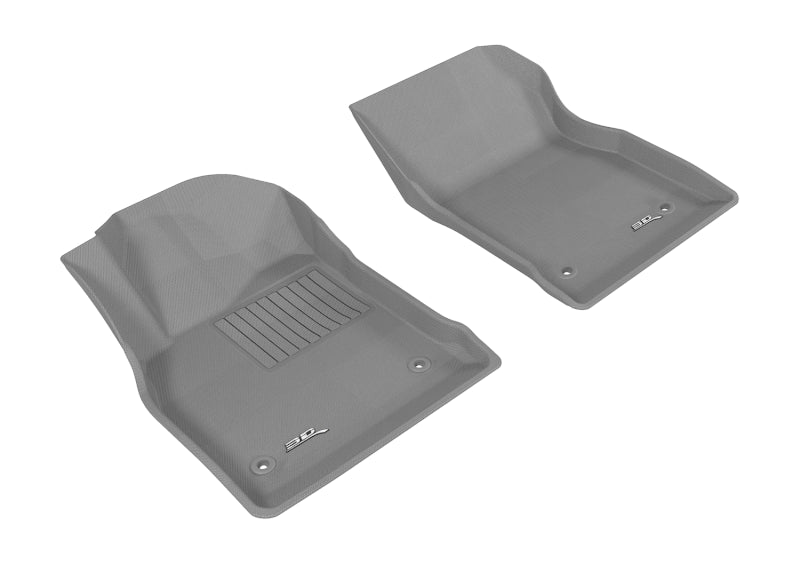 3D MAXpider 2011-2015 Chevrolet Cruze/Cruze Limited Kagu 1st Row Floormat - Gray