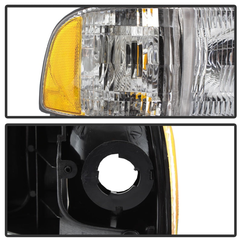 xTune 94-01 Dodge Ram 1500 (Excl Sport) OEM Style Headlight w/Corner - OEM Right (HD-JH-DR94-OE-R)