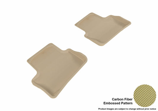 3D MAXpider 2005-2010 Chevrolet Cobalt Kagu 2nd Row Floormats - Tan