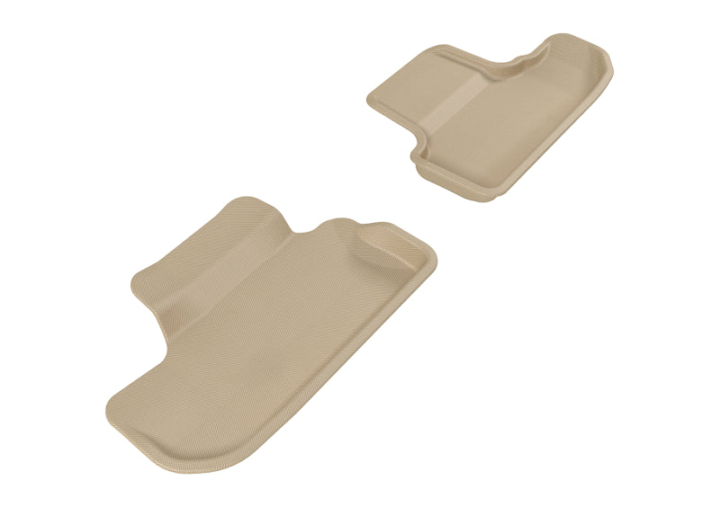 3D MAXpider 2008-2010 Dodge Challenger Kagu 2nd Row Floormats - Tan