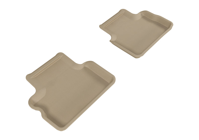 3D MAXpider 2008-2014 Mini Clubman Kagu 2nd Row Floormats - Tan