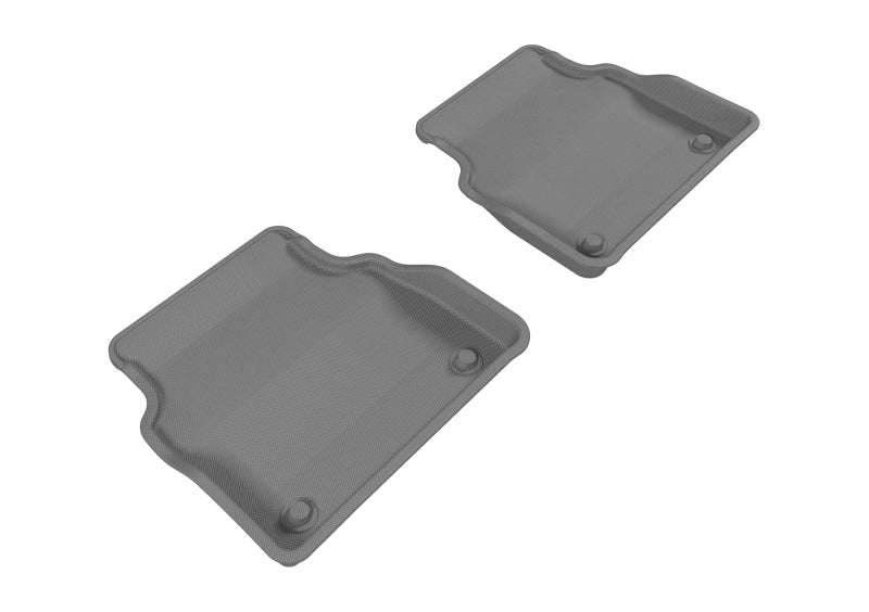 3D MAXpider 2011-2017 Audi A8 Kagu 2nd Row Floormats - Gray