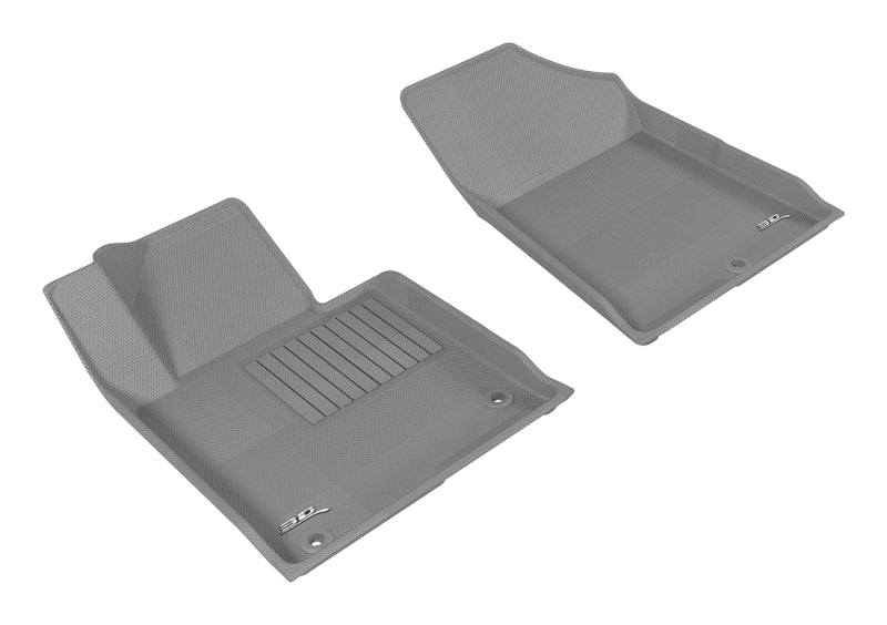 3D MAXpider 2015-2020 Hyundai/Kia Sonata/Sonata Hybrid/Optima Kagu 1st Row Floormat - Gray