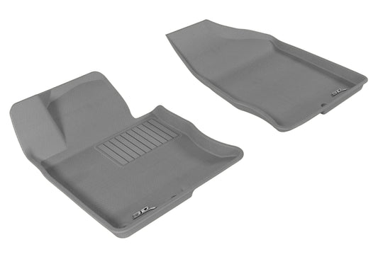 3D MAXpider 2012-2017 Hyundai Azera Kagu 1st Row Floormat - Gray