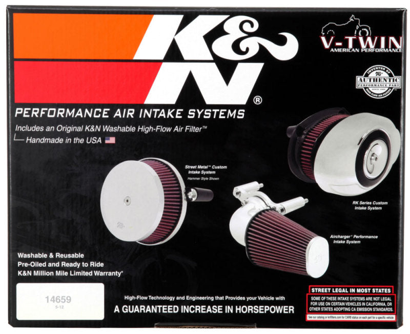 K&N 15-17 Harley Street 500/750 Performance Intake Kit
