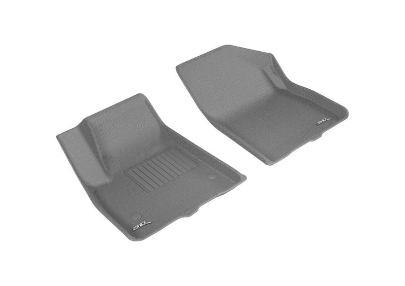 3D MAXpider 2017-2020 GMC/Chevrolet Acadia/Blazer Kagu 1st Row Floormat - Gray