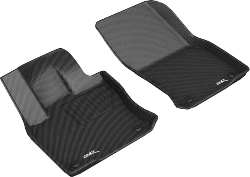 3D MAXpider 18-21 Volkswagen Tiguan 1st Row Kagu Floor Mat - Black