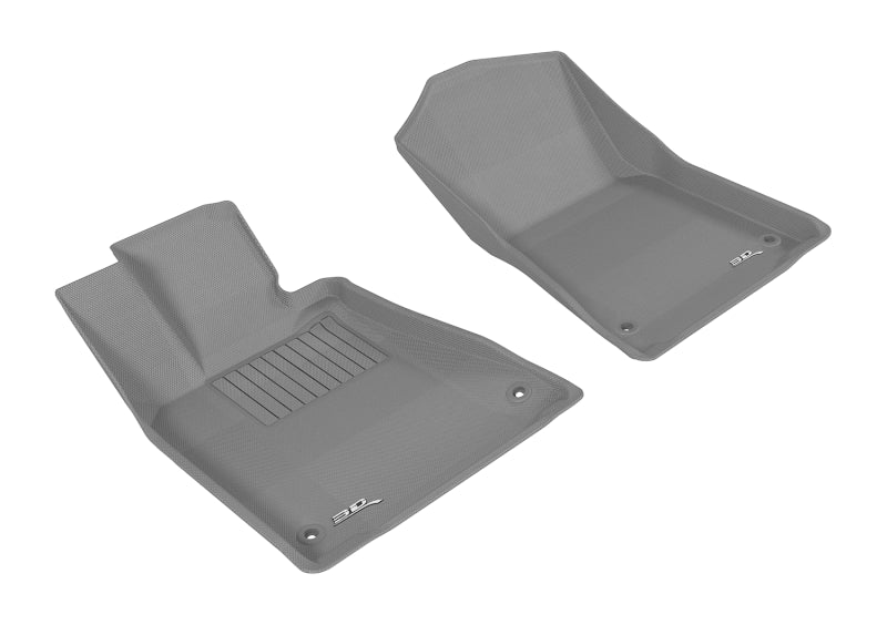 3D MAXpider 2013-2020 Lexus GS/GS Hybrid Kagu 1st Row Floormat - Gray