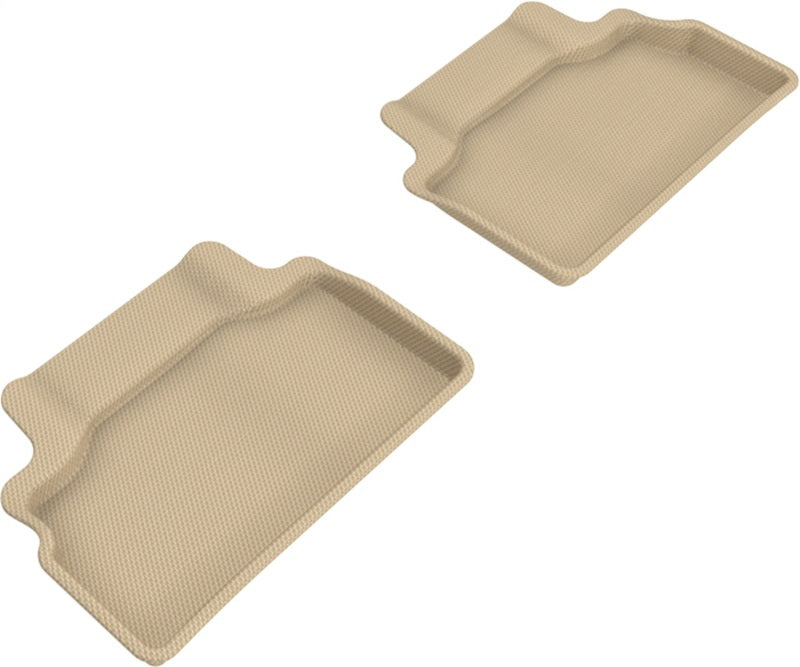 3D MAXpider 2012-2016 Hyundai Genesis Kagu 2nd Row Floormats - Tan