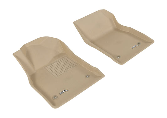 3D MAXpider 2011-2015 Chevrolet Cruze/Cruze Limited Kagu 1st Row Floormat - Tan