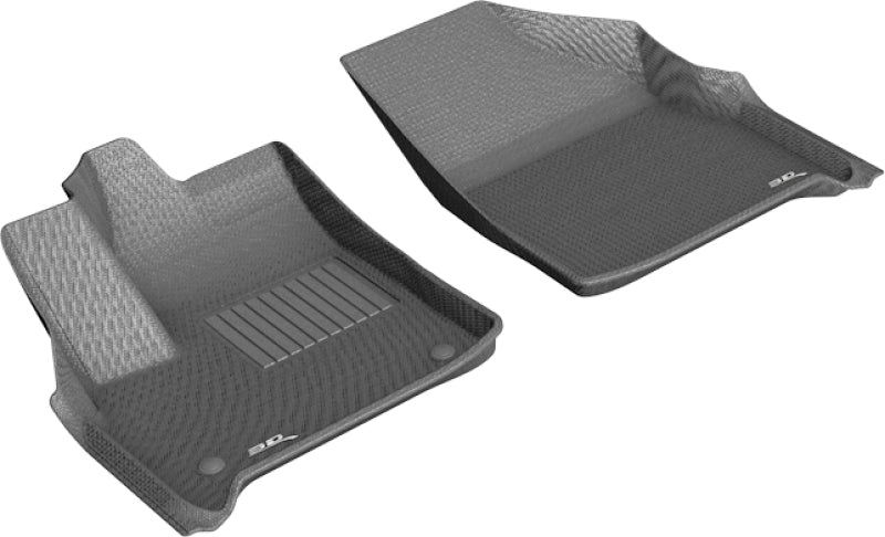 3D MAXpider 2018-2020 Chevrolet Traverse Kagu 1st Row Floormat - Gray