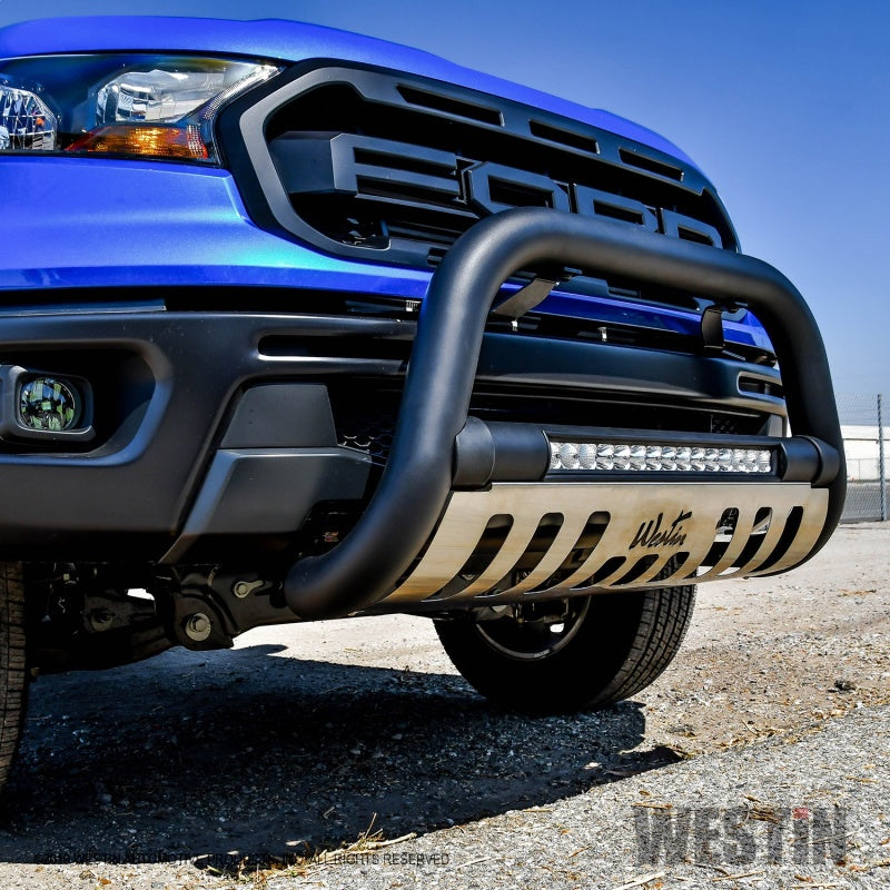 Westin 19-22 Ford Ranger Ultimate LED Bull Bar - Tex. Blk
